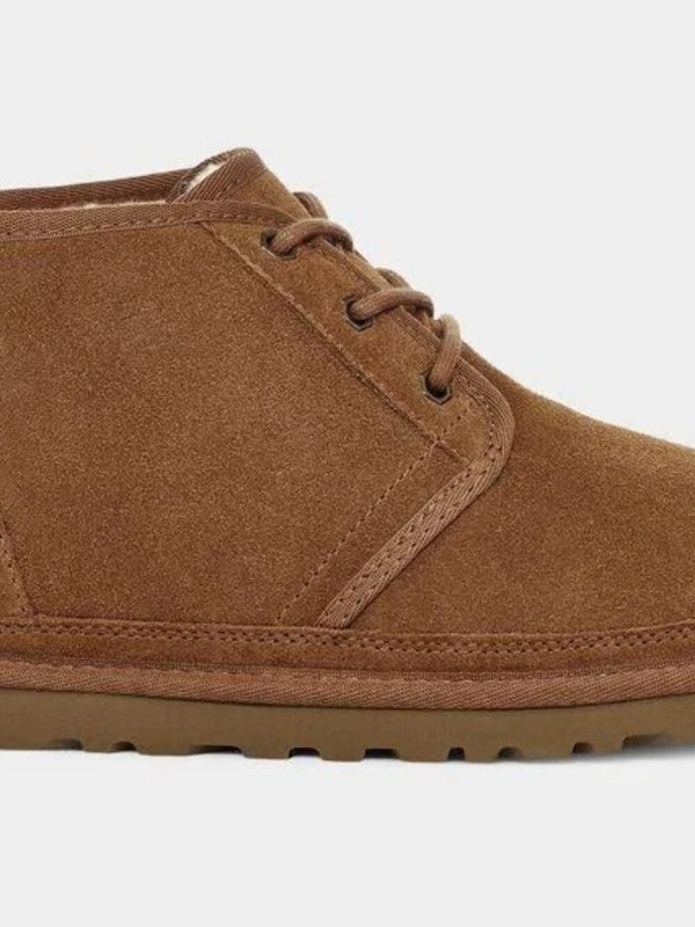 UGG Neumel Suede Shearling Lined Chukka Boot Mens 8 Tan Lace Up Casual